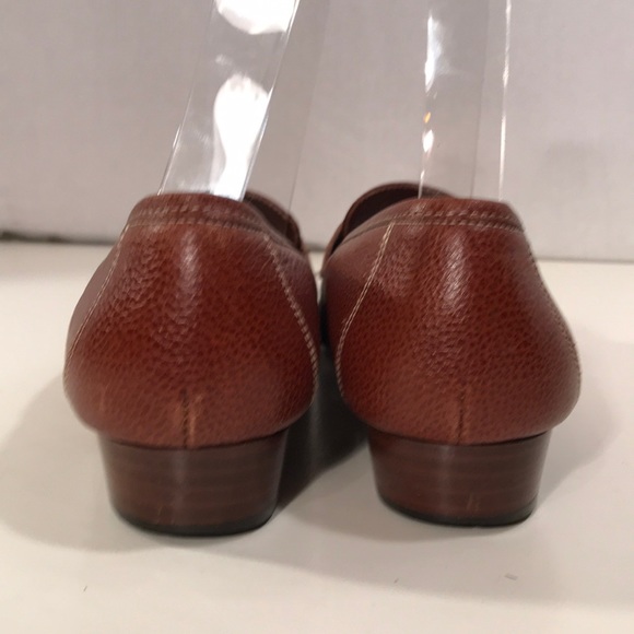 Salvatore Ferragamo Cognac Loafers Size 7.5 - Picture 3 of 8